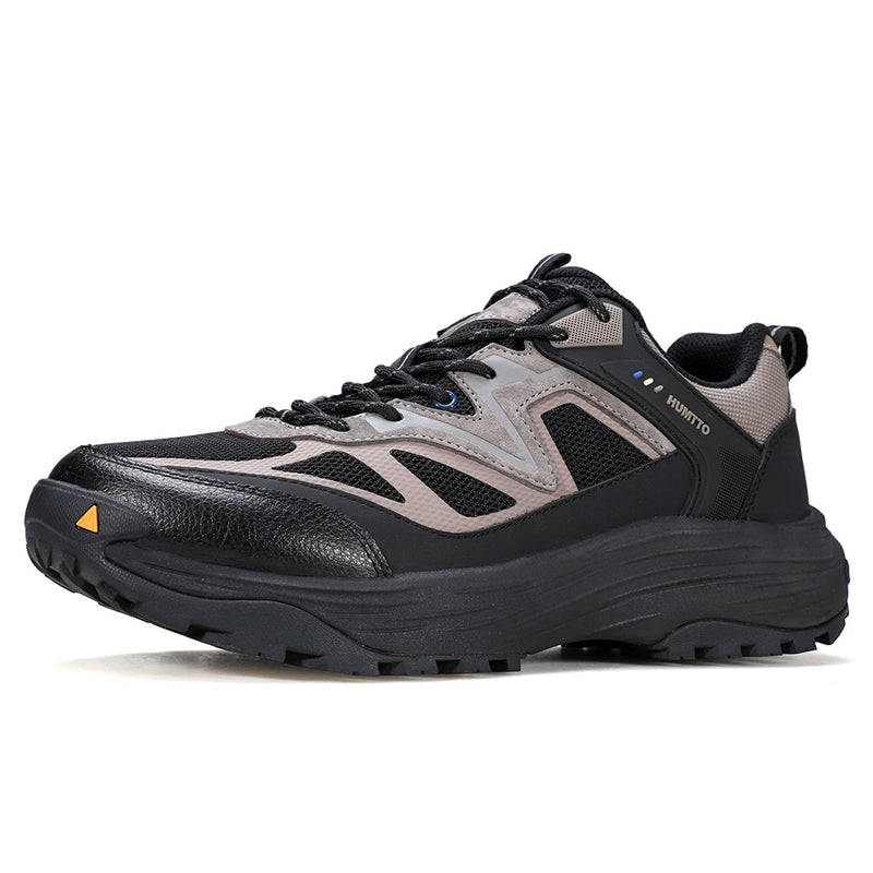 HUMTTO Non-slip Hiking Shoes for Men Breathable Sports Shoe Man Leather Outdoor Sneakers Designers Men's Casual Trekking Boots