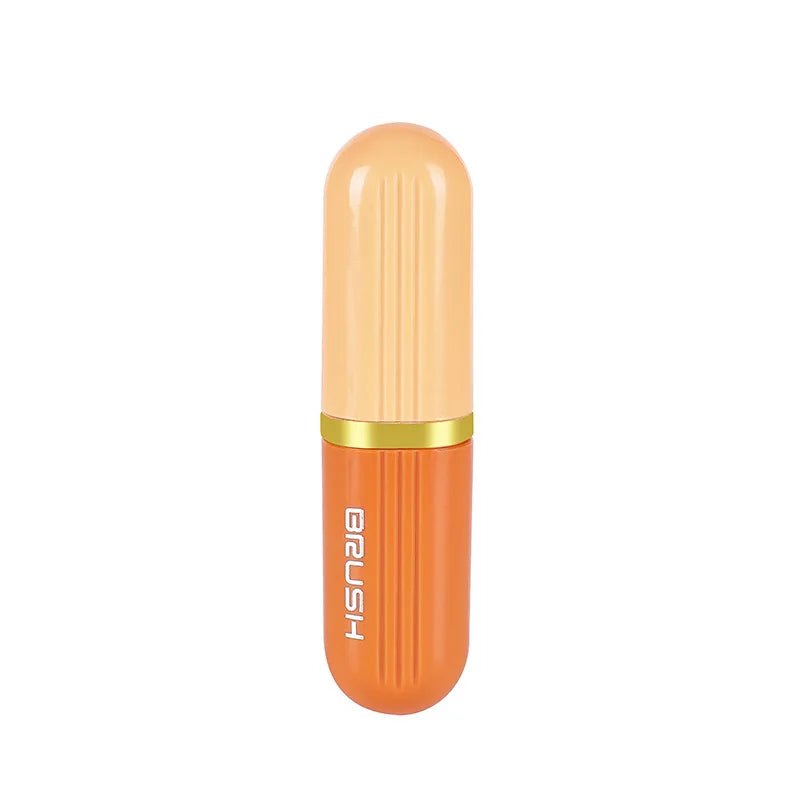 1pc Portable Multifunctional Double-sided Shoe Brush,Not Hurt The Soft Hair of Shoes. Household Travel Liquid Cleaning Brush.