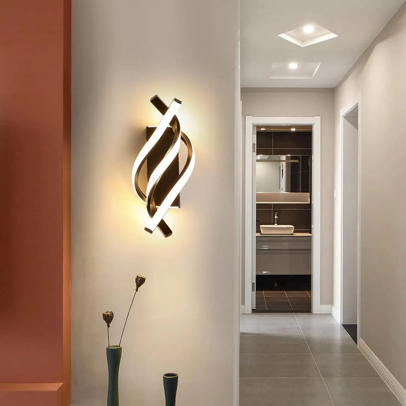 Modern LED Wall Lamp LED Wall Lights Indoor Acrylic Wall Sconce Light for Bedroom Living Room Office Restaurant Hallway Dimmable