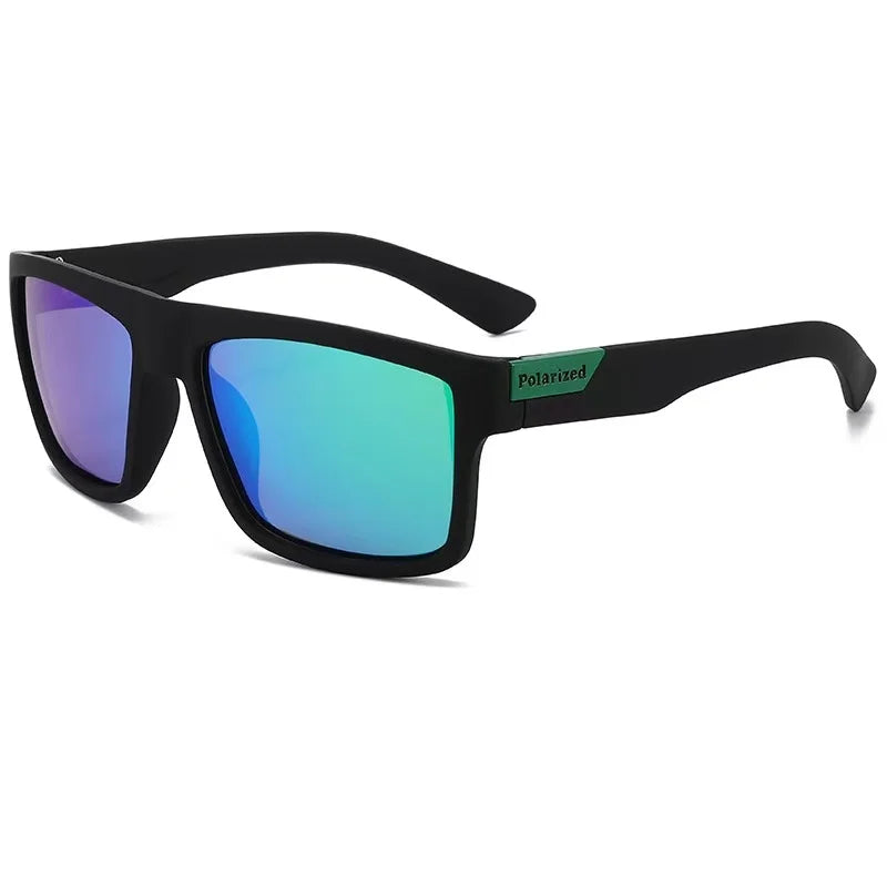 Large Frame UV Resistant Sunglasses, Men's Cycling Goggles, European and American Outdoor Color Changing Sunglasses, Driving Pol