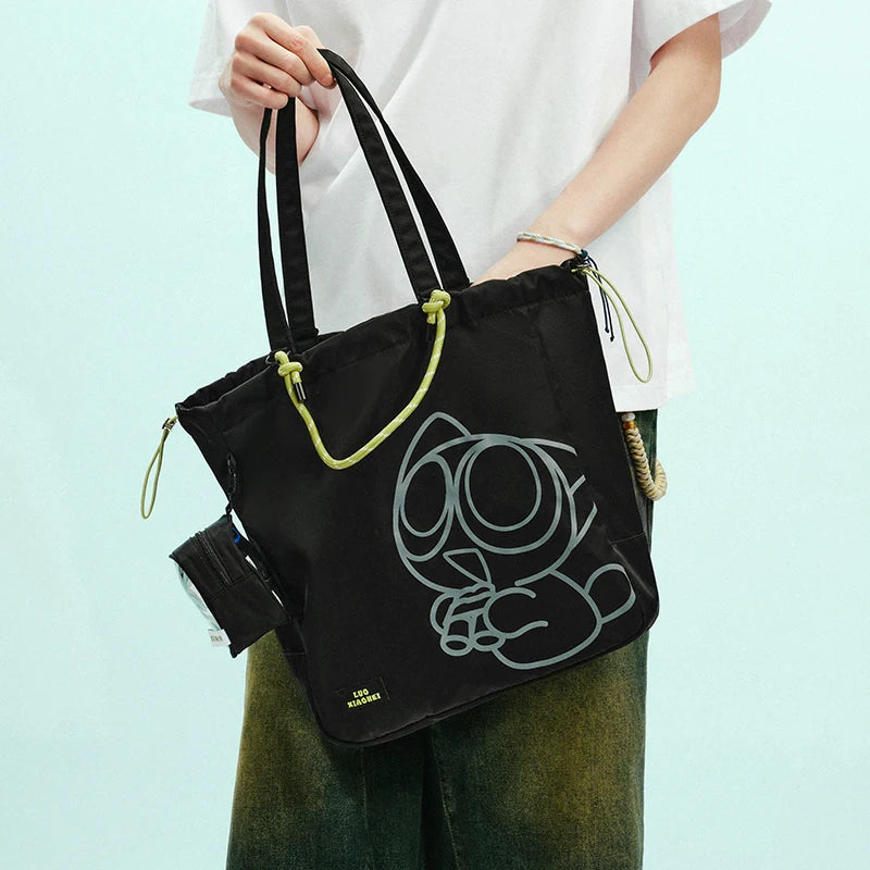 Semir Women Tote Bag Shoulder Handbag Campus Commute 2026 New Large Capacity Everyday Style Casual Carryall Bag