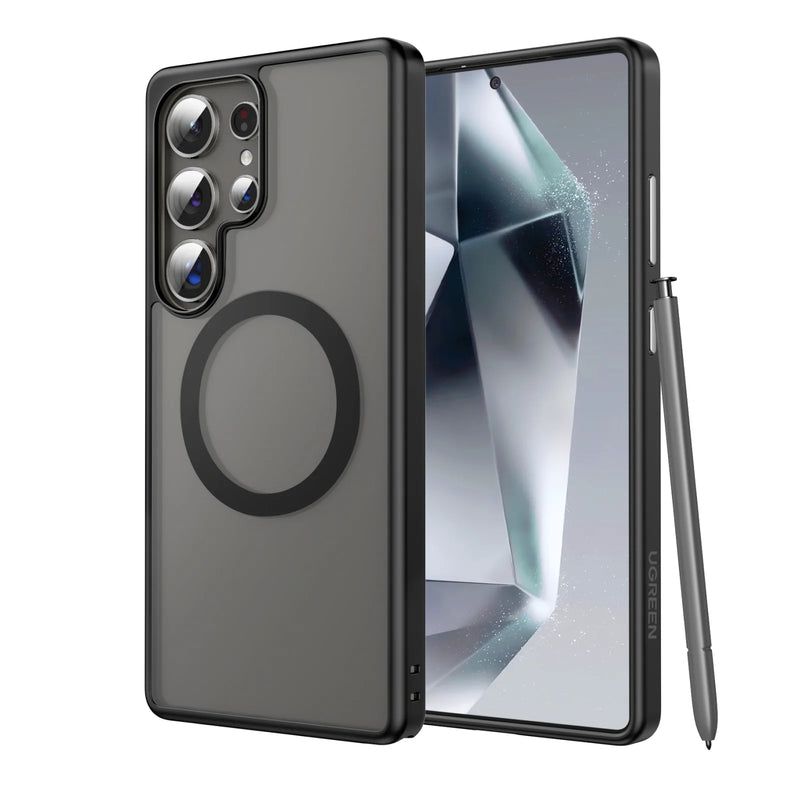 UGREEN For Samsung Galaxy S25 Ultra Magnetic Case Clear/Black S25 Ultra Macsafe Cover 2025