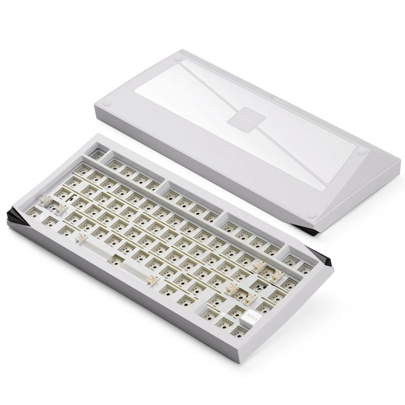 Akko Mineral 01 Mechanical Keyboard / Barebone Kit Aluminum 75% 81 Keys VIA RGB Hot Swap Tri-mode Wireless Custom Keyboard/Kit