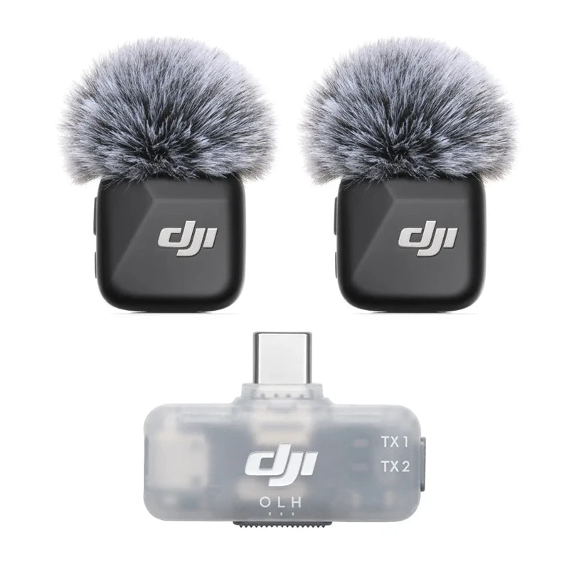 DJI Mic Mini Combo Inclusion DJI Mic Mini Transmitter and DJI Mic Series Mobile Receiver for Mobile Phone Original in Stock