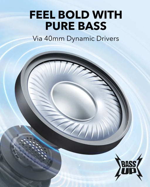 Soundcore by Anker H30i Wireless On-Ear Headphones Wireless Bluetooth Headset Wireless Headphones Bluetooth 5.3 Headphones