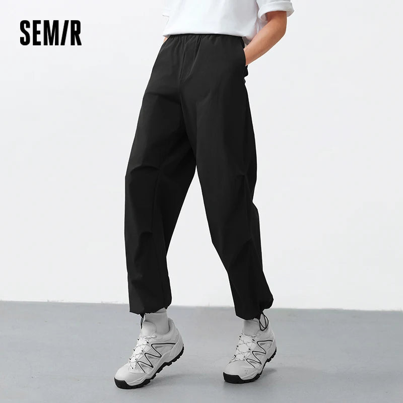 Semir Men Pants Stretch 2026 Cooling Quick Dry Workwear Parachute Straight Urban Casual Everyday Style Soft Comfortable