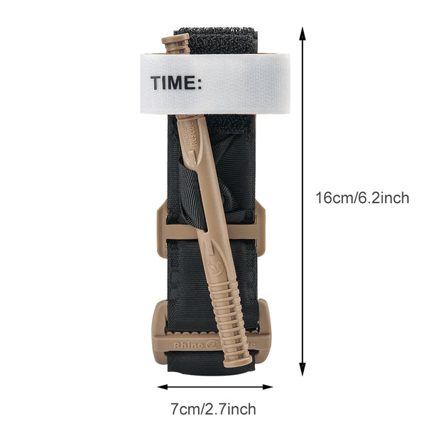Rhino Rescue Tourniquet Medical Autdoor Emergency Tactical Fast Hemostasis Easy To Operation Trauma For Camping Hiking