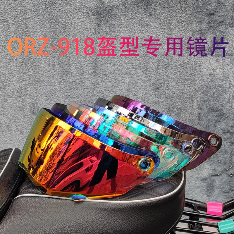 ORZ-918 Special Link,  Retro Full Face Helmet lens, PC material, some night vision