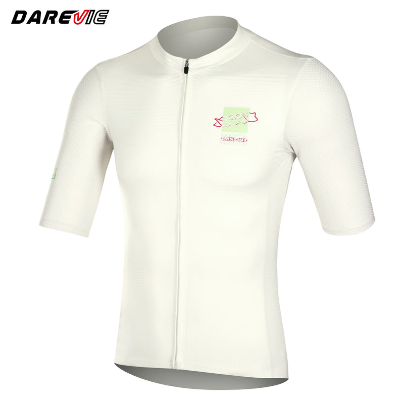 អាវយឺតជិះកង់ DAREVIE ស្រាល ទន់ ធន់នឹងការរអិល កម្រិតហ្វឹកហាត់បុរស ស្លៀកសម្រាប់ជិះកង់ Maillot ស្រូបយកសំណើម ស្ងួតរហ័ស