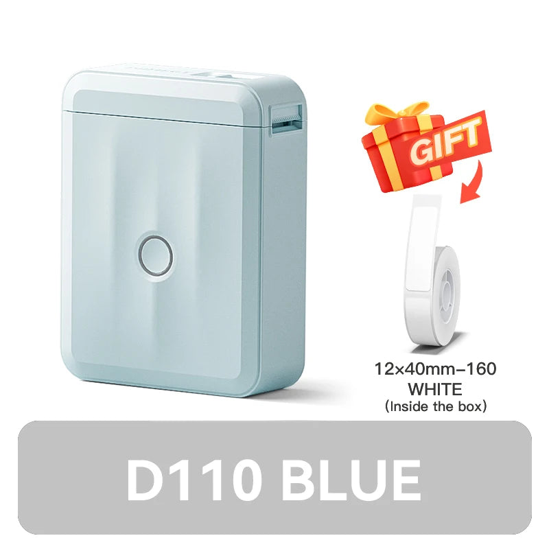 Mini Portable NIIMBOT D110 Switch Label Printer Inkless Thermal Label Self-adhesive Sticker Home Wireless Labeling Machine