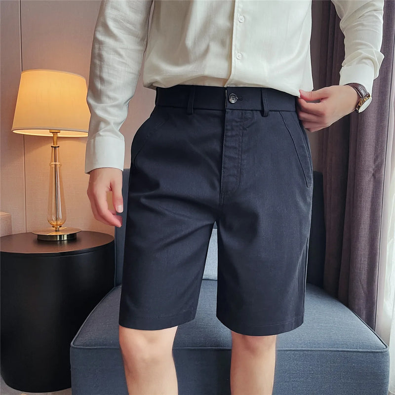 Men's Premium Seersucker Linen-Blend Shorts – Elastic Waist Straight-Leg Casual Summer Shorts for Beach & Daily Wear