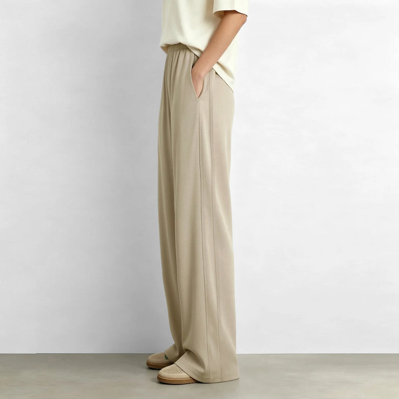 Amii Women's Wide Leg Pants Loose Fit Casual Commuter Minimalist Versatile Trousers 2026 Autumn Pants for Women 12624005