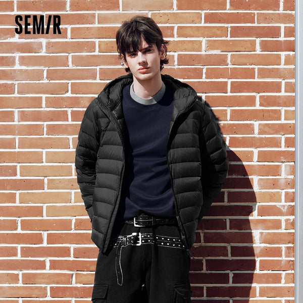 អាវធំ Semir សម្រាប់បុរសនិងស្ត្រី ៩០ ភាគរយ ធ្វើពីរោមចៀម មានក្រណាត់ មានស្រទាប់ខាងក្នុងការពាររោមចៀម ទម្ងន់ស្រាល រចនាបថទំនើប ថ្មីឆ្នាំ ២០២៦