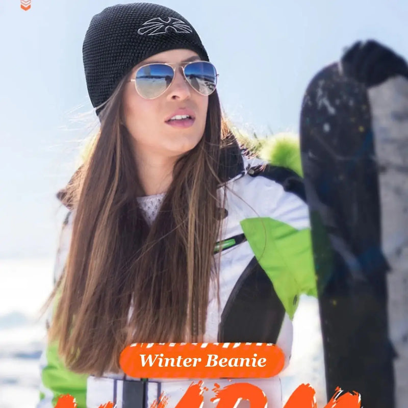 Winter Personality Hats Knit Cap Outdoor Sports Cycling Cold Cap Hat Headgear Warm In The Fall and Winter Thickened Windproof