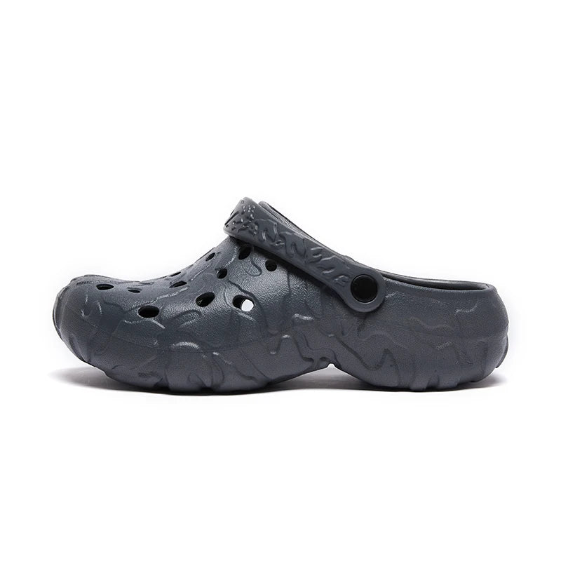 Plus Big Size 46 47 Summer Rubber Sandals Men Clogs Garden Shoes Zuecos Hombre Cholas Man Clog Beach Shoes Wide Foot