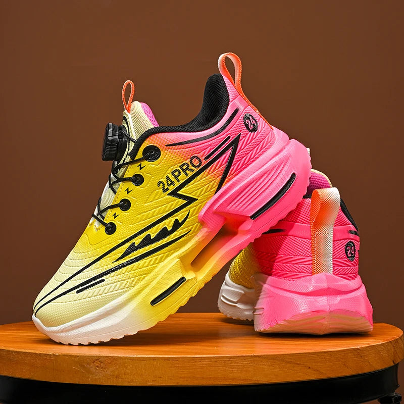 Childrens Sports Shoes 2025 Autumn New Ultra Light Cushioned Sneakers Outdoor Training Flat Comfortable Running Shoes for Kids