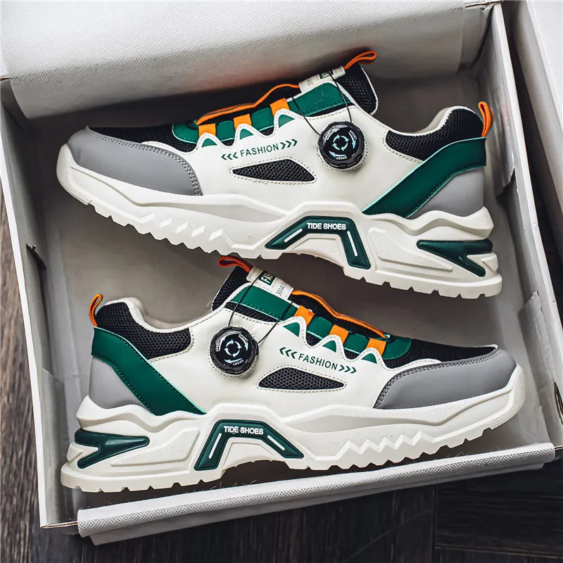 Mens Sports Shoes Trendy Style Fashion Casual All Season Soft Sole Anti Slip Outdoor Running Shoes Comfortable Sneakers for Men
