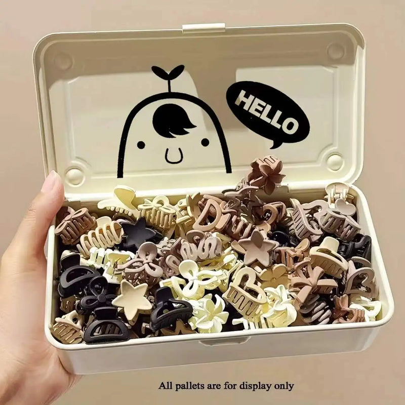 10/20/30pcs Beige Mixed Pack Small Clips, Cute Girl Accessories - Perfect for Daily Use, Special Occasions, or Travel Gifts