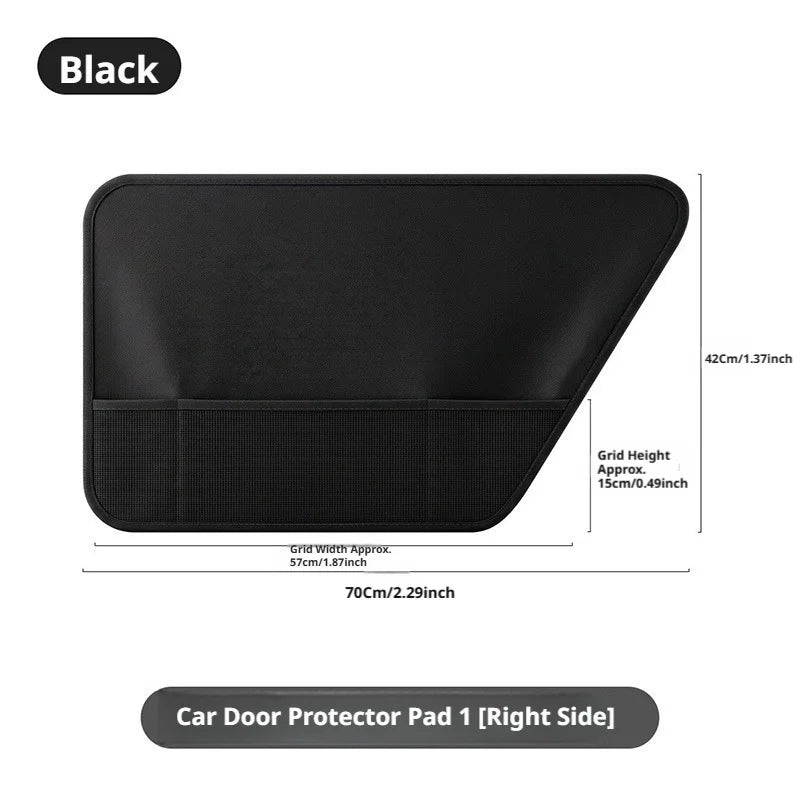 SEAMETAL Pet Car Door Guard Waterproof Scratch Protection Mat Mesh Organizer Interior Panel Cover