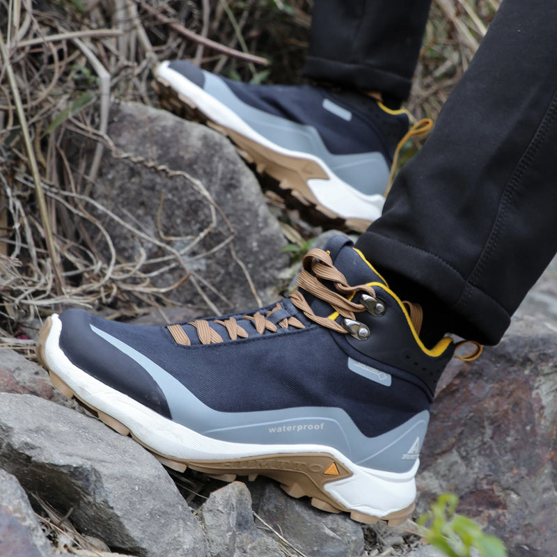 HUMTTO Waterproof Hiking Shoes Breathable Designers Trekking Boots Men's Non-slip Sports Shoe Outdoor Climbing Sneakers for Man