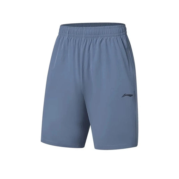 ខោខ្លីហ្វឹកហាត់បុរស Li-Ning LN ស្ងួតលឿន 86% Polyester 14% Elastane ទំហំធម្មតា បាត Lining Sport ដែលអាចដកដង្ហើមបាន យឺត AKSW133