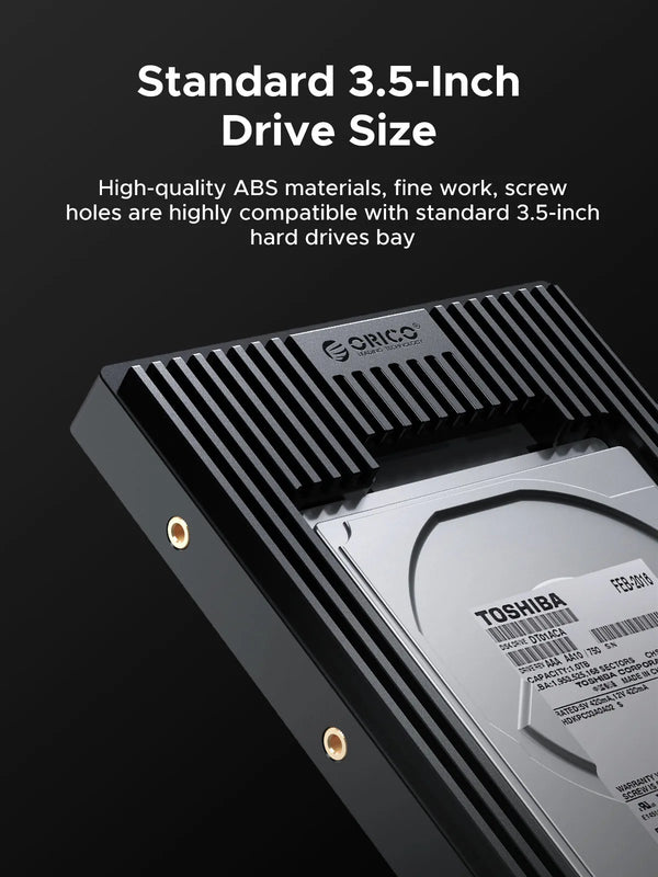 ORICO 2.5 SATA mSATA NGFF to 3.5 Hard Drive Caddy Adapter Internal Drive Bay SSD Converter Mounting Bracket Caddy Tray SATA 3.0