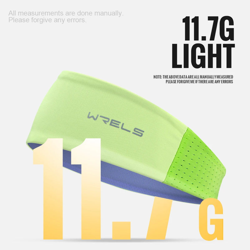 WRELS Sports Headbands For Men Woman Running Fitness Sweatband Elastic Absorbent Sweat Cycling Tennis Yoga Gym Head Band