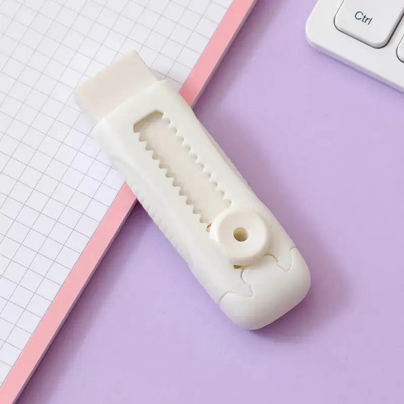 Push Pull Eraser for Children and Elementary School Students, Pencil Eraser Without Debris, Push-Pull Lock Eraser, Stationery