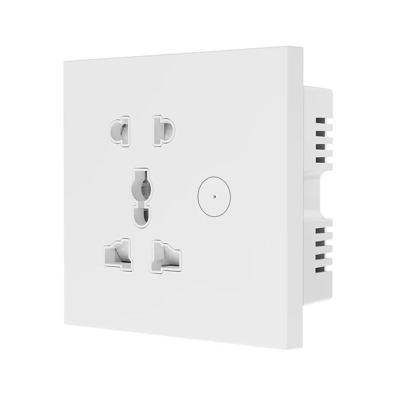 Smart Plug WiFi Universal Socket Tuya EU UK QC3.0 USB  Type-C Fast Charging Outlet Works with Alexa Google Home