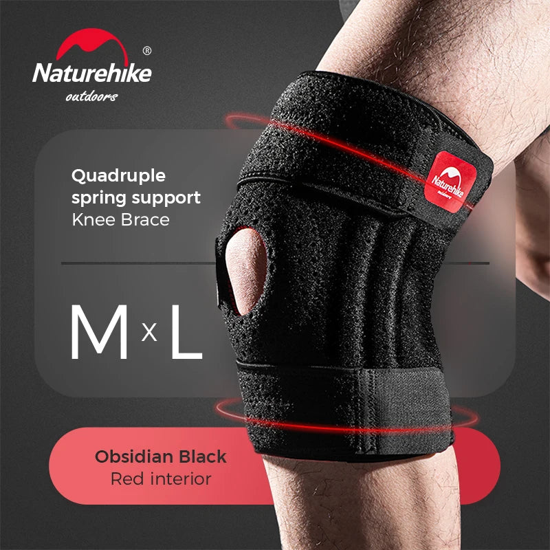 Naturehike 1PCS Knee Support Men Women Knee Injury Recovery Support Patella Stabilizer Support for Hiking Running Climbing