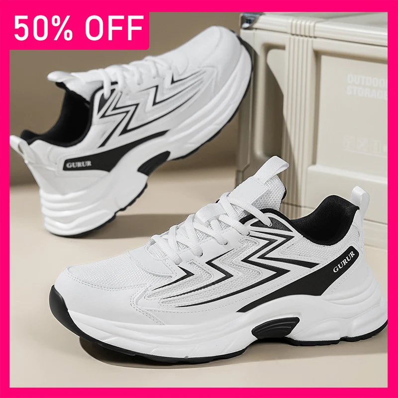 Men Sports Shoes Summer Casual Running Anti Slip Wear-resistant Training Shoes 2026 New Light Breathable Outdoor Tennis Shoes