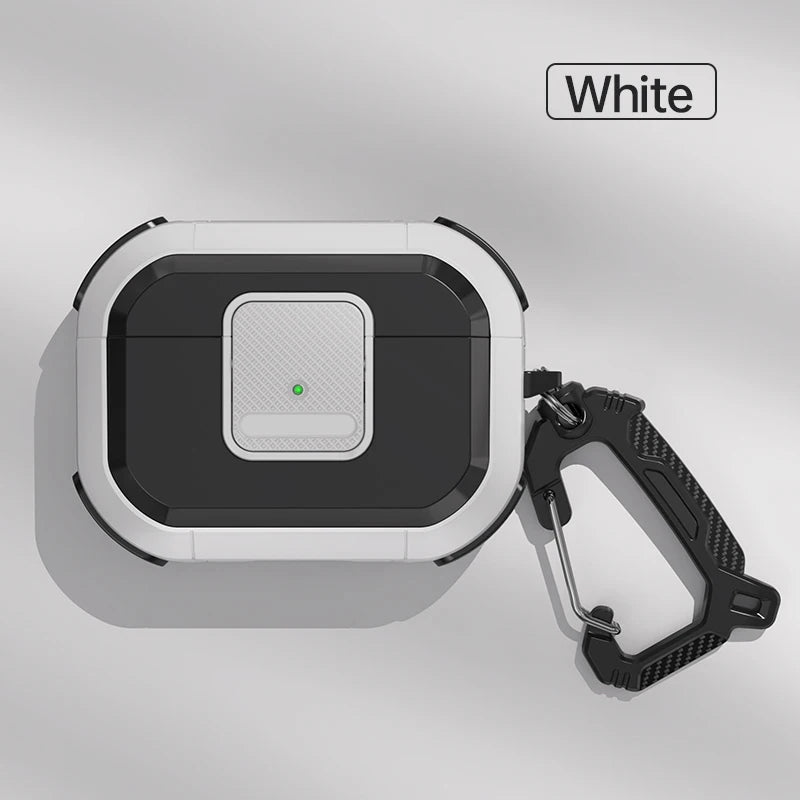 PZOZ For Apple Airpods Pro 2 2nd Generation Case Protective Cover For Airpods 3 3rd Earphone Case Secure Lock Clip With Keychain