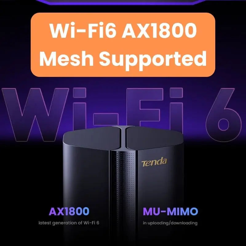 រ៉ោតទ័រ Tenda 5G SIM Wi-Fi6 AX1800 AX3000 ម៉ូដឹម Wi-Fi 6 Wireless CPE ចំណុចក្តៅ WiFi 5G/4G/3G ពហុរបៀប 2.4Ghz 5Ghz Mesh Router 5g
