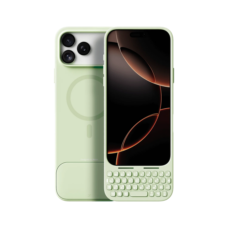 Akko MetaKey Phone case With Keyboard 37 keys Mini Phone Keyboard PU TPU with Magnetic Support For iPhone 16 Pro Max 17 Pro Max
