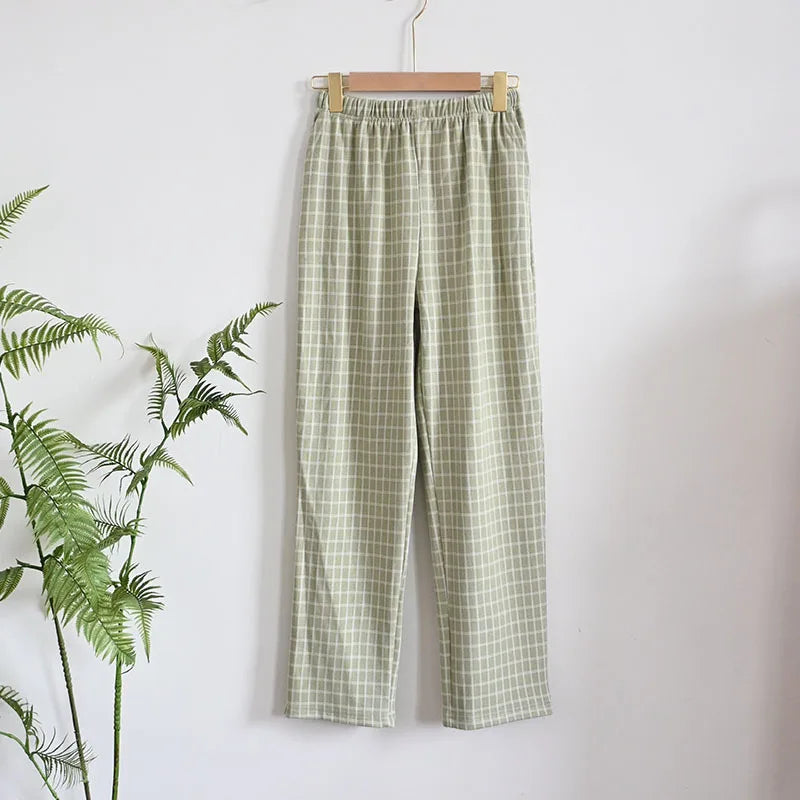 ខោ pajama ក្រាស់សម្រាប់ស្ត្រី រដូវស្លឹកឈើជ្រុះ និងរដូវរងាថ្មី ខោ pajama សម្រាប់ស្លៀកនៅផ្ទះ ខោរលុងសម្រាប់ស្លៀកពេលយប់ ខោសម្រាប់ស្លៀកពេលយប់សម្រាប់ស្ត្រី