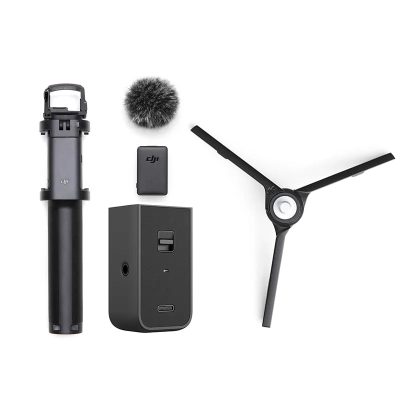 DJI Osmo Pocket 2 Extension Rod Micro Tripod Do-It-All Handle Accessories Retractable Wireless Microphone Transmitter New