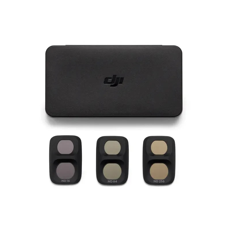 DJI Osmo Pocket 4P ND Filter Set (Black) ND16, ND64, and ND256 filters to adapt to different lighting conditions.