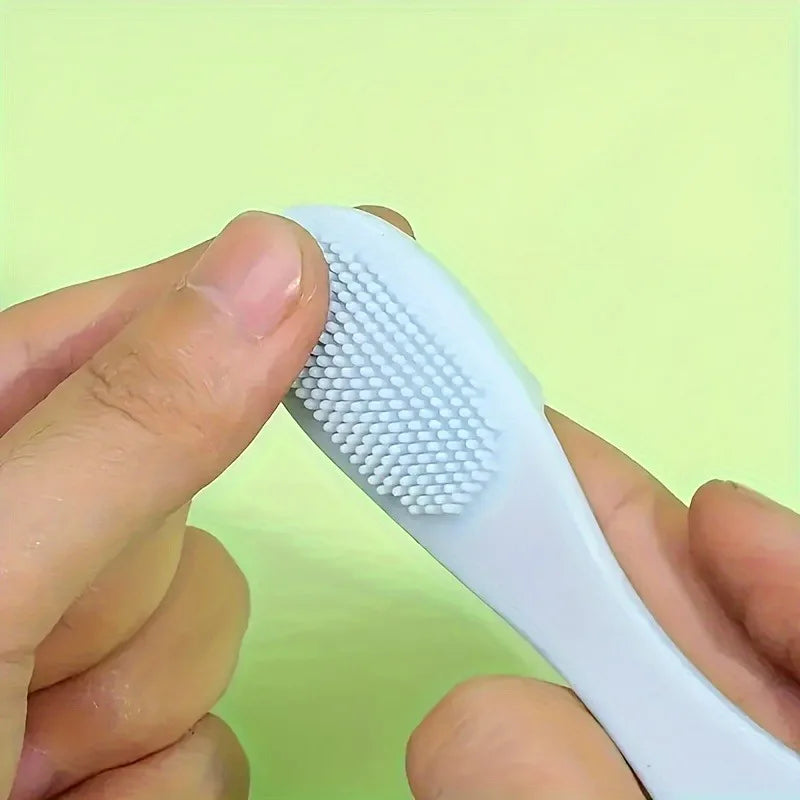2pcs Silicone Finger Exfoliating Blackhead Brush Pore Cleansing Scrubber,for Nose Facial Deep Cleaning- Soft,Gentle and Elastic.