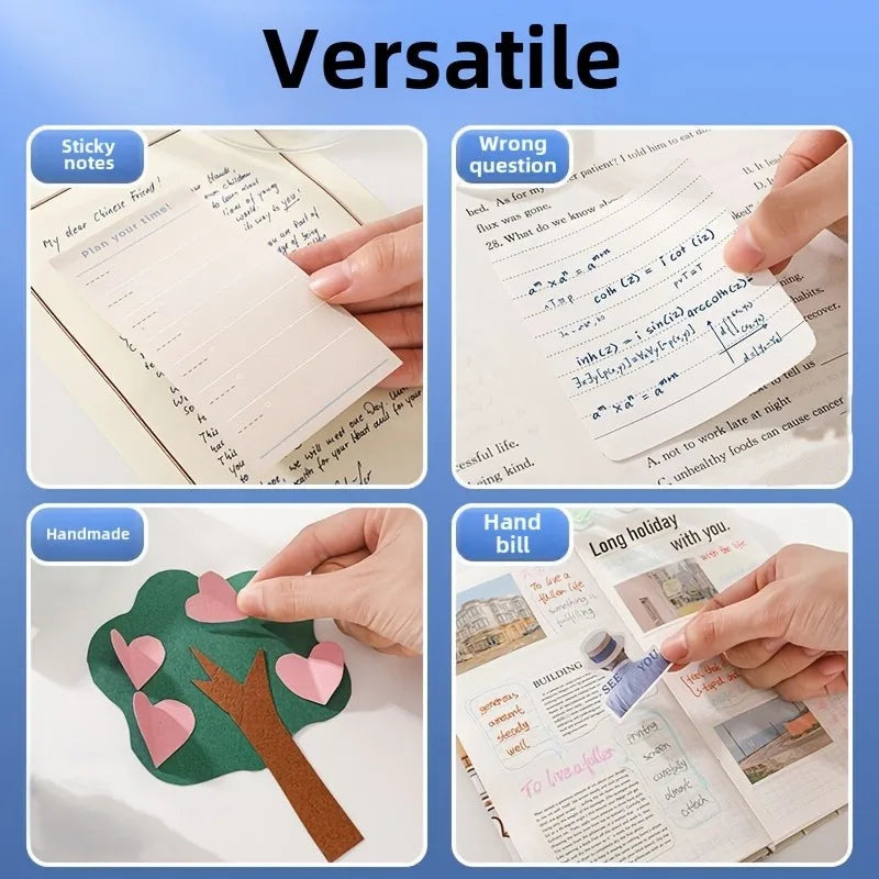 1pc 360° Double-Sided Adhesive Tape,Suitable for Collage Albums,School Stationery,Roller Tape, Art Projects.compact and portable