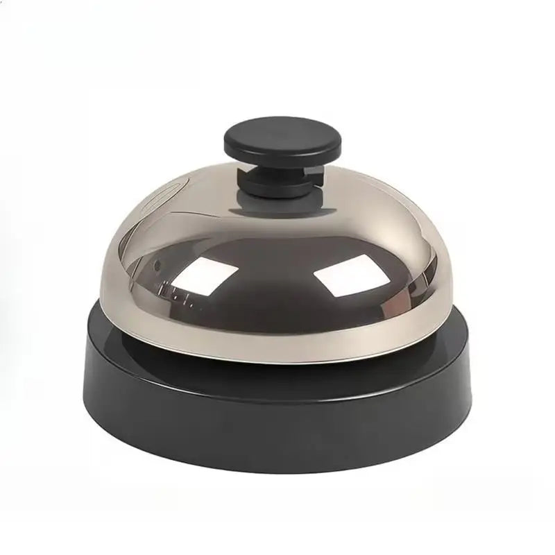 1pcs Push-to-Talk Metal Chime with Clapper – Handheld Bell for Pet Training, Classroom, Parties & Microphones