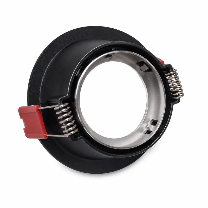 JOYINLED 1/10PCS Round Recessed Downlight Ceiling Spotlight Frame, Cutout 63mm GU10 MR16 Bulb Holder Housing Trim Frame