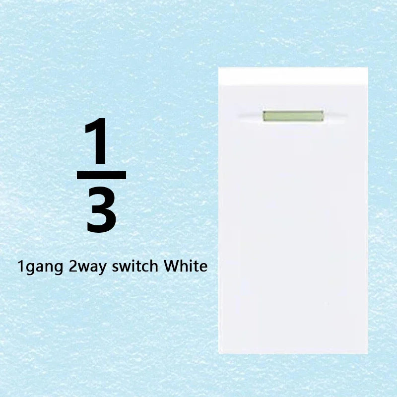Brazilian Italian Chile  US EU Standard PC panel Free Combination Function USB Type C Key DIY Switch Socket 118mm*75mm White