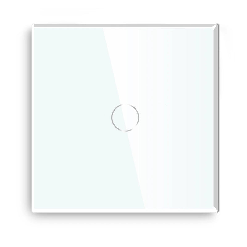 BSEED Touch Light Switch 1/2/3Gang 1Way EU Socket With Cover Glass Panel 300W Power Led Switches Waterproof USB Type-C Socket