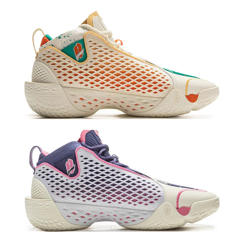 ស្បែកជើងបាល់បោះបុរស Li-Ning BADFIVE V ក្រៅផ្ទះ SUPER BOOM Cushion LIGHT FOAM PLUS ស្បែកជើងប៉ាតា LiNing ឆ្លុះបញ្ចាំងពន្លឺ ABFV025