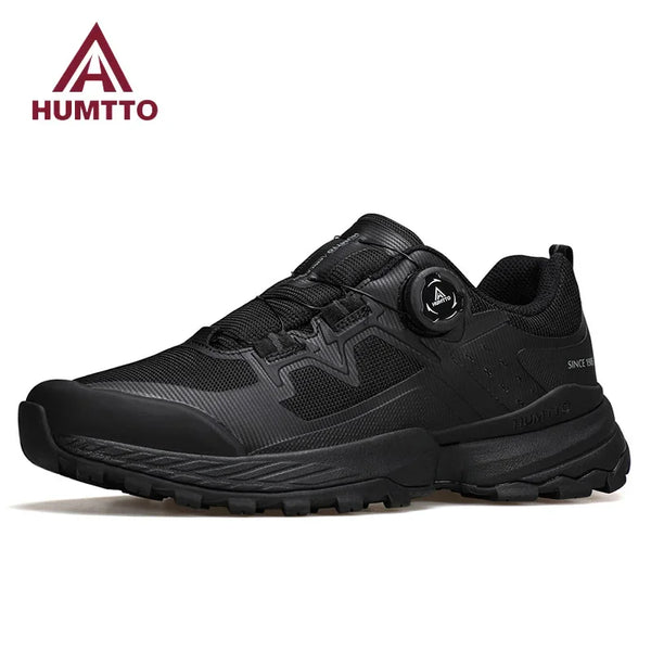 HUMTTO Marathon Running Shoes Men Breathable Men's Sports Shoes Cushioning Sneakers for Man Luxury Designer Black Gym Trainers