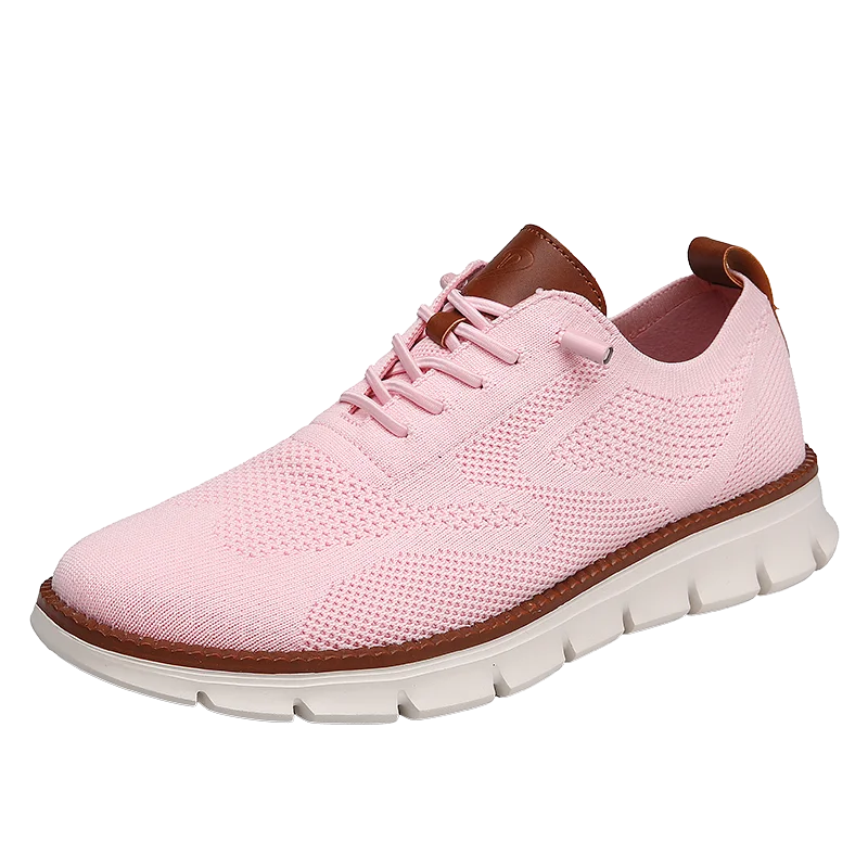Men Flying Woven Brogue Dress Shoes Breathable Lightweight Business Casual Walking Sneakers for Men Extra Large Size EU 48 49 50