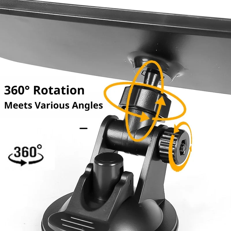 SEAMETAL Car Rear View Mirror 360 Degree Rotates Observe Mirror Wide-angle Mirrors Adjustable Suction Cup for Car Accessories