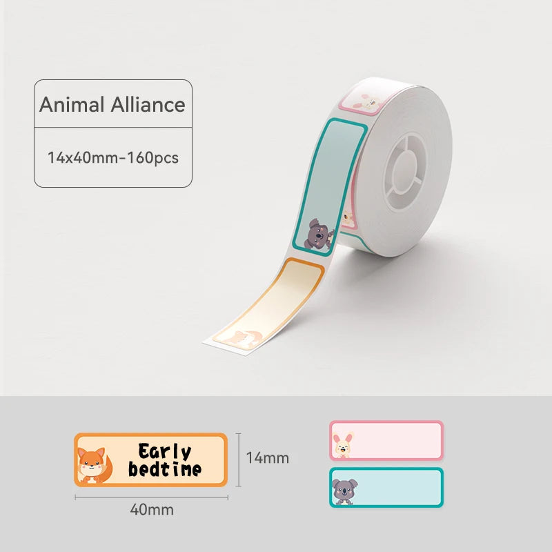 Niimbot Thermal Printer Labels 1 Roll of Self-adhesive Label Paper for D110 D11 D101 H1 H1S Bluetooth Label Maker