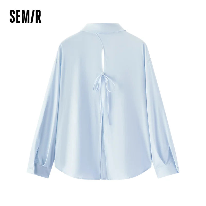 Semir Women Shirt Cooling 2026 UV Protection Easy Care Midi Length Urban Casual Everyday Style Soft Comfortable Daily Wear