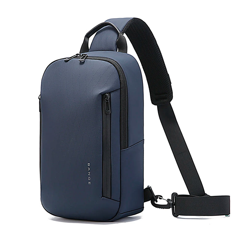 BANGE Business Lightweight Crossbody Bag for Men Portable Shoulder Messenger Bags Male Waterproof Travel Short Trip Chest Bag